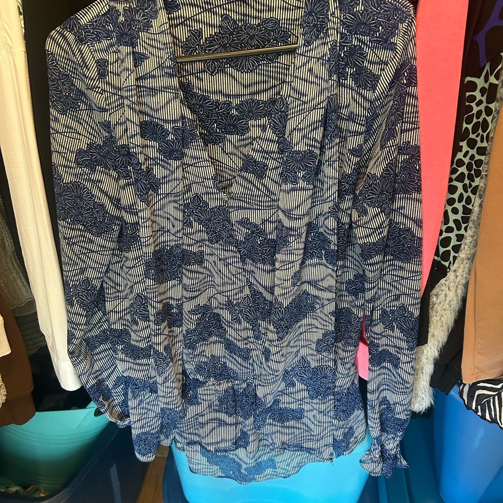 Guess Navy Floral Women's Tunic